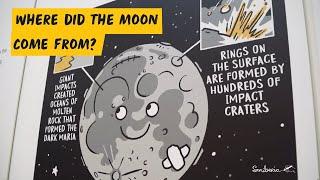 Scriberia's out-of-this-world illustration at IOP's Moon Adventure