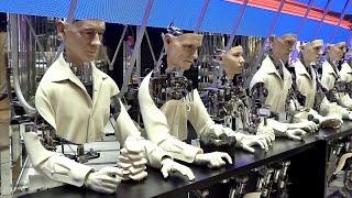 Human Robot Mass Production Process with New 3D Printer Factory in Korea