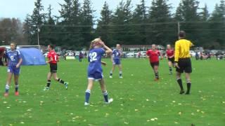 Blackhills FC G'00 - Fall 2014 - Game 10 - Whatcom Rangers - Morgyn's Goal