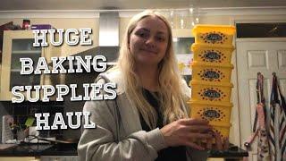 HUGE Baking Supplies Haul | Preparing For My 1st Food Market! | ALDI Food Haul