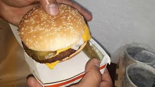 Hamburguesas McDonald's BIG MAC, CUARTO DE LIBRA Y DOBLE CARNE (sencilla). #ComidaRapida