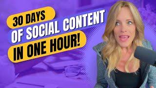 30 Days of Social Media Content in 1 Hour with PLR.me & Canva