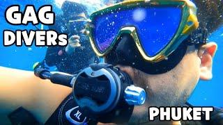  푸켓 시밀란 개그다이버스 스쿠버 다이빙 GAG DIVERs SCUBA TEAM.