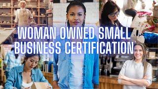 Woman Owned Small Business Certification