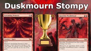 UNDEFEATED WITH DUSKMOURN STOMPY!  Moon Stompy / Red Prison with Screaming Nemesis (Legacy MTG)