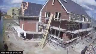 Timelapse bouw woning Utrecht kavel hoflaan Terwijde