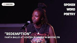 Fanta Ballo - "Redemption" @ Voices In Power | Brooklyn 2024 | Spoken Word Poetry