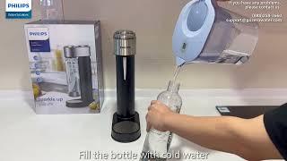 Quick start guide of Philips GoZero™ Soda maker