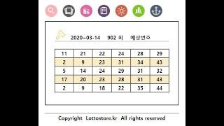 로또. 4등합 지표  lottostore.kr