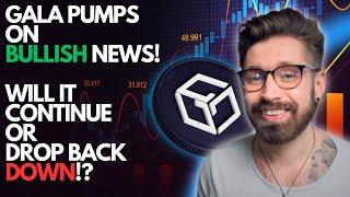 GALA GAMES PRICE PREDICTION 2023GALA PUMPS ON BULLISH NEWS! - TRADE ENTEREDWATCH FOR THIS NEXT