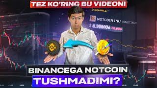 Notcoinlarni Binance yoki bybitga yechib olish