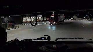 Truck Life - Night Trucking in Bulgarian Paradise. Shortcut to Mezdra and Road to Calafat Border.