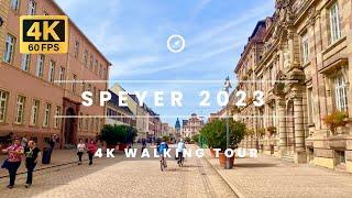 Speyer, Germany  4K - Walking Tour 2023 - Walk to the Iconic Cathedral ️