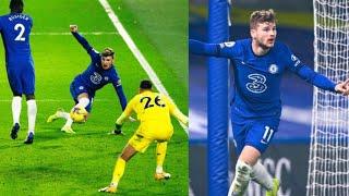 Timo Werner after scoring his first goal in 14 games do chelsea fc | premier league | Newcastle