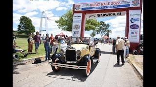 Team Merrill and their 1929 Model A Ford on the 2022 Great Race