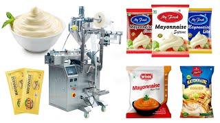 Automatic Mayonnaise Sachet Vertical Packaging Machine Single Lane Liquid Sachet Packing Machine