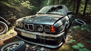 FULLY Restoration BMW E30 car abandoned for 20 YEARS | WILL IT RUN and DRIVE?