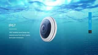 Milesight 360° Panoramic H.265+ Fisheye Network Camera