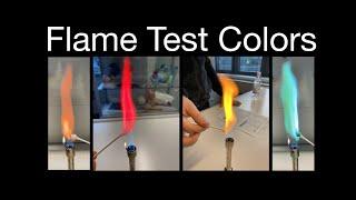 Flame Test Colors