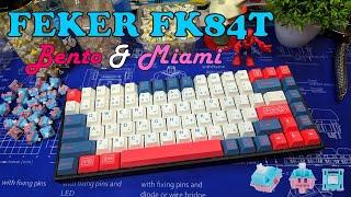 FEKER FK84T With Bento Keycaps and Miami Switch