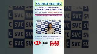 Success Story of Srilekha.G and feedback about SVC Career Solutions # Investment Banking Course