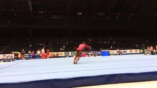 Simone Biles - Double Layout Half - 2013 World Championships - Podium Training