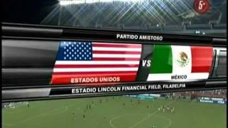 Estados Unidos Vs. México (1-1) Amistoso 11 Agosto 2011