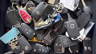 Beau’s car key collection