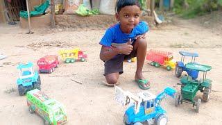 Roads Runing  Tractor Truck All Toys || Tractor | jcb | Truck | Suraj technical