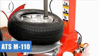 Semi-automatic tyre changer ATS/REDATS M-110. Tyre change on ALU rims.