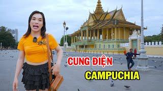 Ty Thy tham quán cung điện Campuchia, ghé CA SI NÔ lớn nhất Campuchia - Ty Thy Vlog Gỏi đu đủ