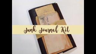 Junk Journal Kit for creating your own  Vintage Journal