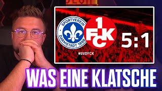 WAS EINE KLATSCHE  FCK 1:5 DARMSTADT REALTALK 2. BULI  Tisi Schubech Stream Highlights