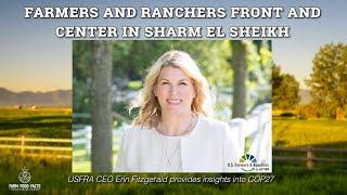 Farmers and Ranchers Front and Center in Sharm El Sheikh