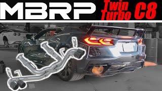 Eric's 1000hp Twin Turbo C8 Corvette Gets a MBRP Exhaust!