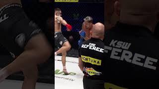 HEAD KICK KO! Ramzan Jembiev   Loup Noir  XTB KSW 88 #ksw #shorts