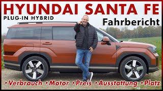 Hyundai Santa Fe 2024 - Was bietet das große SUV mit Plug-In Hybrid? Test Review Fahrbericht Deutsch