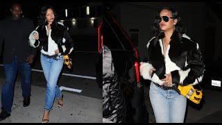 Singer Rihanna Steps Out in Style as Always She Grabs Dinner at Giorgio Baldi!