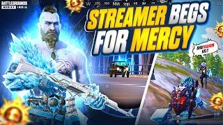 Streamers Begs for Mercy  BIXI Op vs Conqueror Rank Pushing Streamers | BGMI