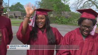 Pine Bluff high school celebrates seniors with a ceremony and parade