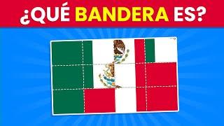 Adivina la Bandera - Versión ROMPECABEZAS  | Test de Geografía ️