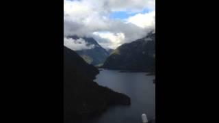 Milford Sound - River Helicopter Drop