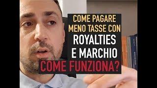 COME PAGARE MENO TASSE USANDO le ROYALTIES o il MARCHIO. ECCO COME FUNZIONA