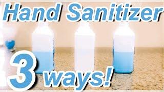 3 Easy & Fast DIY Hand Sanitizer Recipes Based on WHO and CDC Guidelines