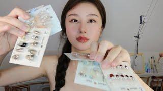 *ASMR* Be Nguyen Doing your Bride Maid Stick on Nails (VIET ACCENT)