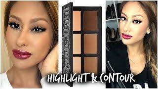 Demo/Review: Highlight & Contour Kat Von D Shade Light Palette