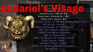 D2R Unique Items - Andariel's Visage (Demon Head)