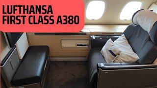 Lufthansa FIRST Class A380 ️ Review München - Los Angeles