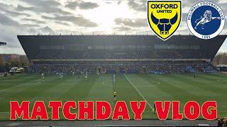 Tyler Goodrham WONDER STRIKE Saves Oxford United from Defeat! | Oxford United vs Millwall Vlog