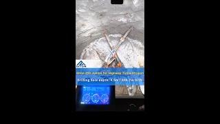 Siton Z20 Drilling Jumbo | 4.5m Hole in 100s | Highway Tunnel Project (8x8.7m Drift)